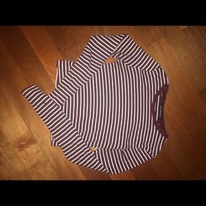 Striped brandy Melville top